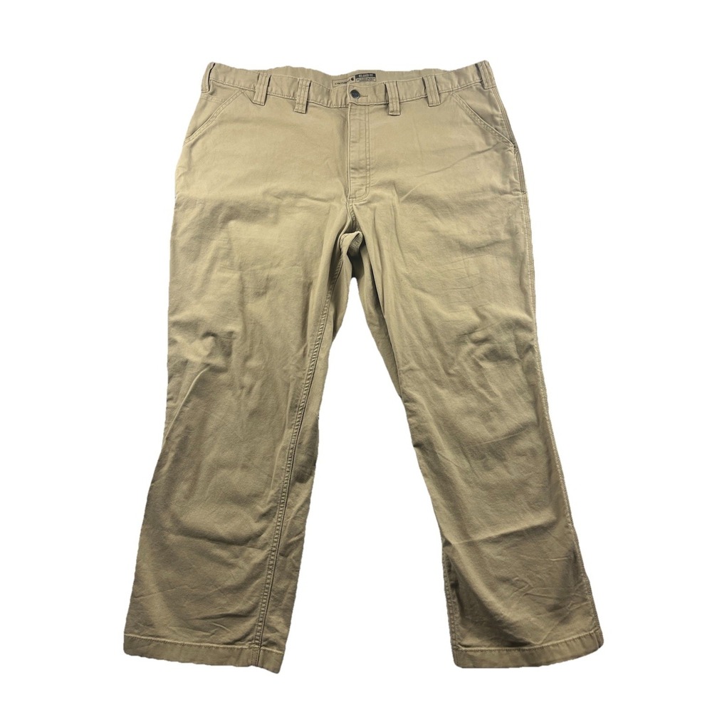 Carhartt Pants Men's 44x30 Rigby Rugged Flex Canvas Relaxed Fit 102291-253 Beige